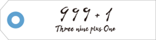 999+1 Three nine plus One